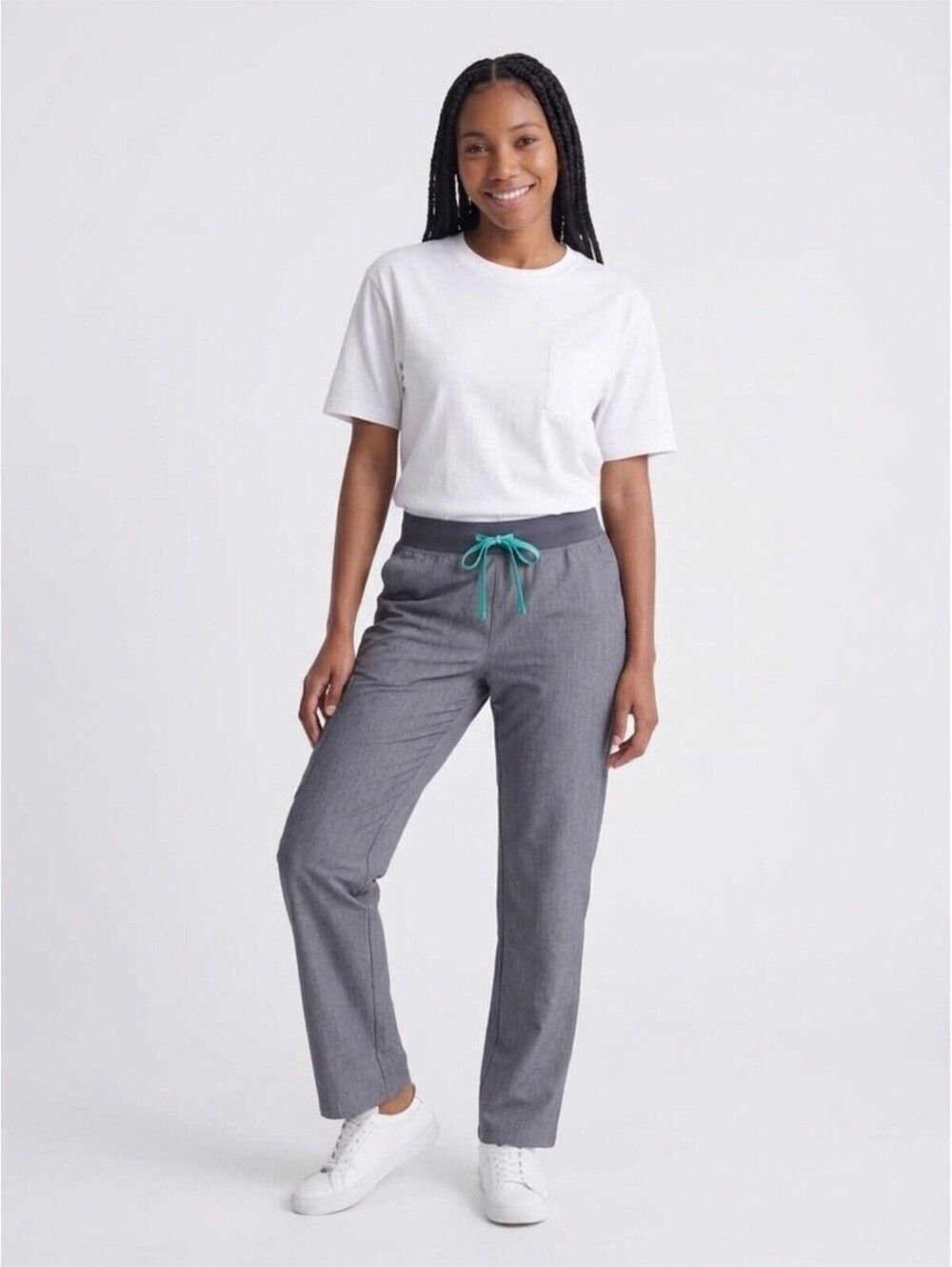 Figs W_Livingston Basic Pants XL*Graphite NWT